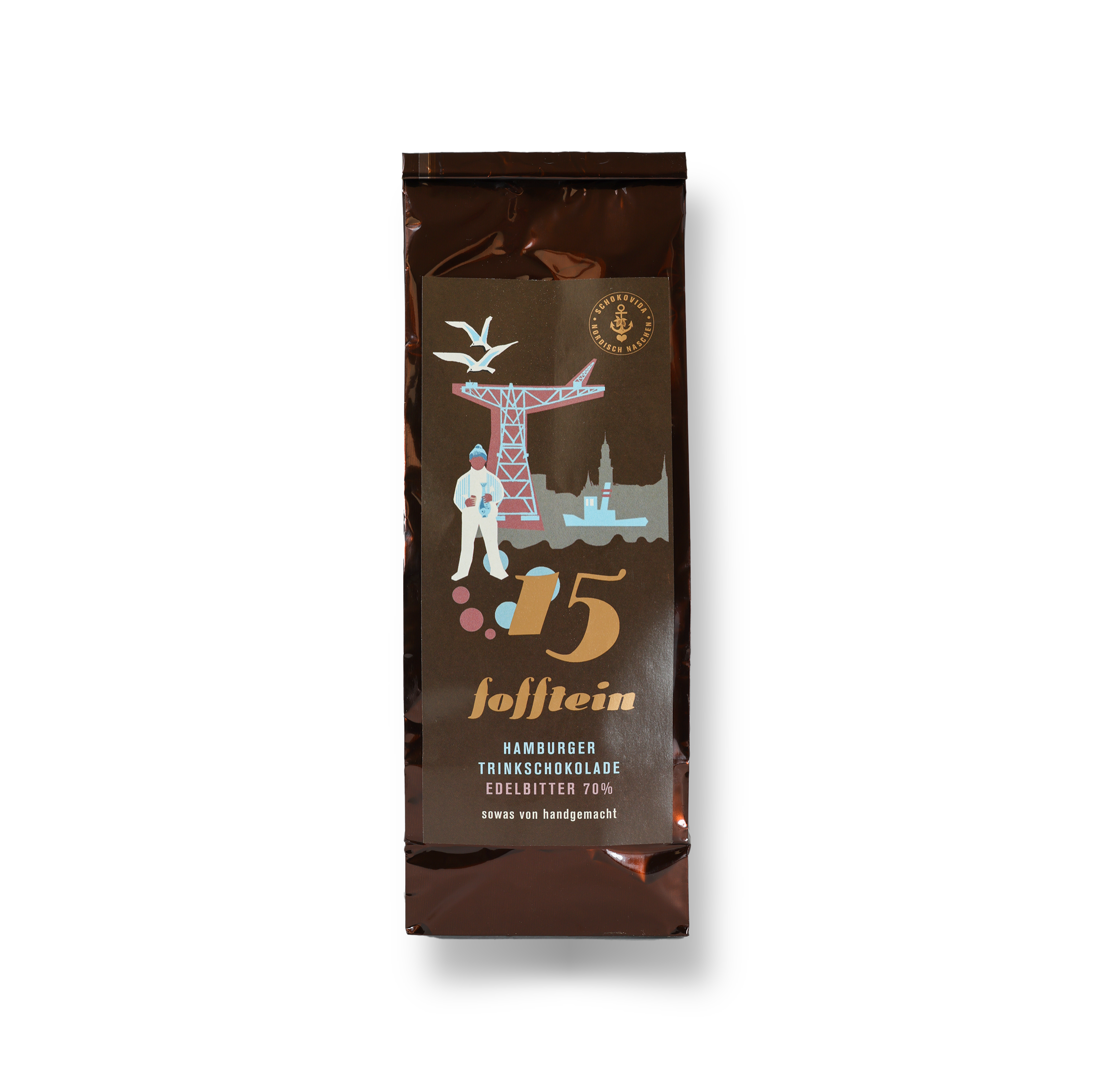 Fofftein – Trinkschokolade Edelbitter, 200g
