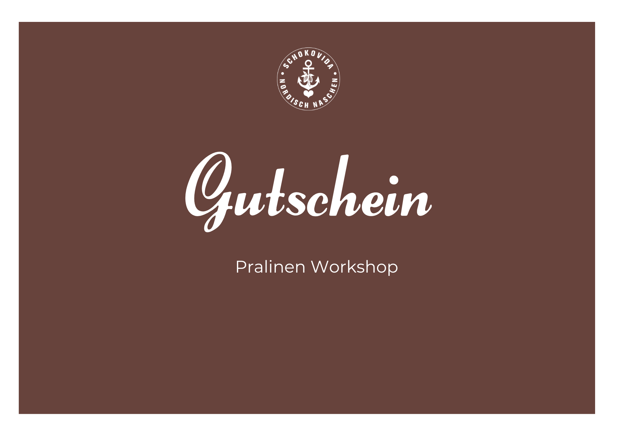 SCHOKO-GUTSCHEIN PRALINENKURS