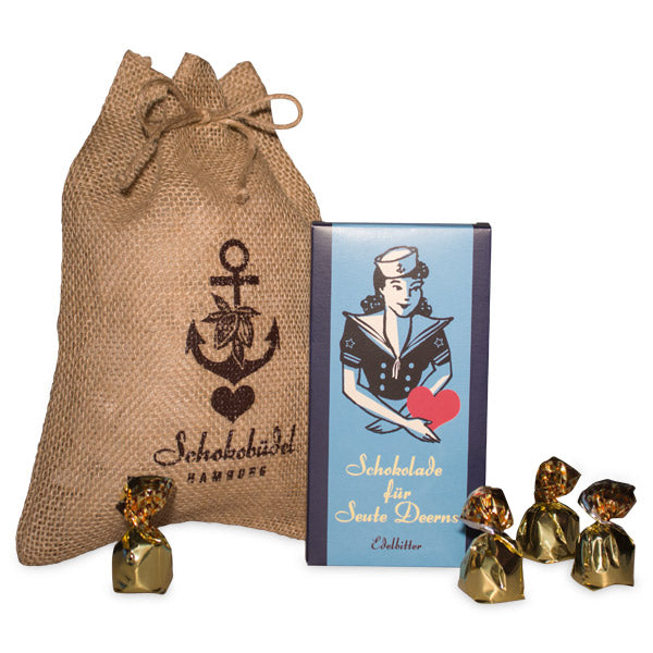 SchokoBüdel für Seute Deerns – Edelbitter lütt