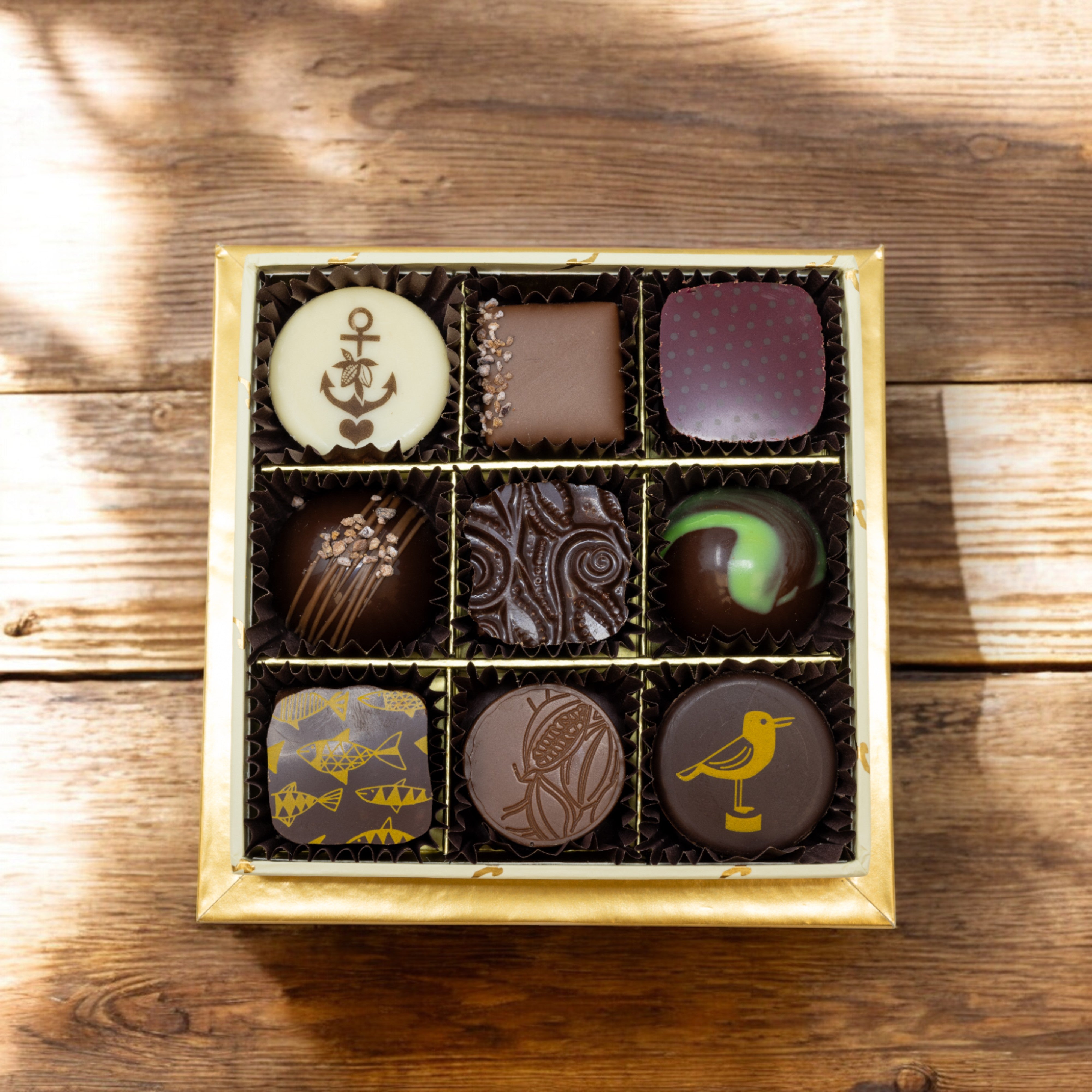 Pralinenbox Schokovida 9 Stk