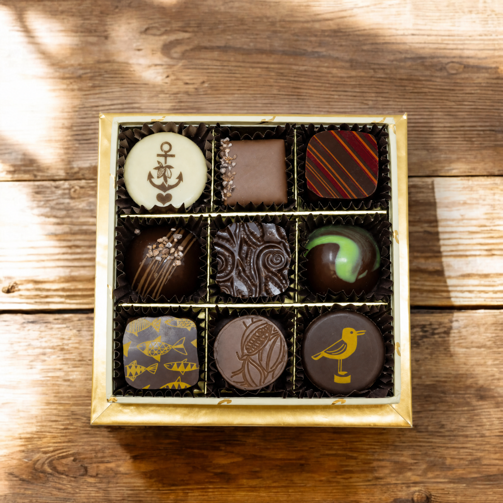 Pralinenbox Schokovida 9 Stk